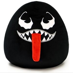 VENOM 👅 8" Black and Red Monster Plush Toy NWT